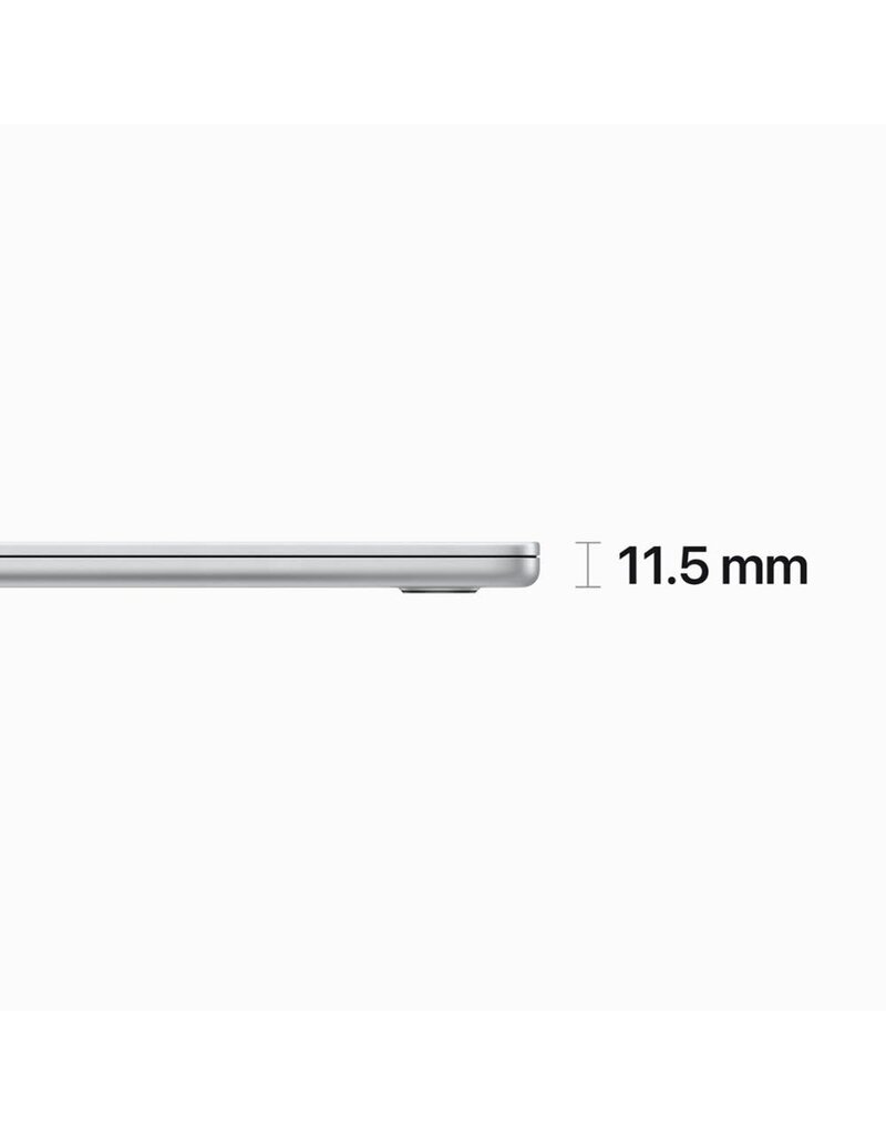 APPLE Apple MacBook Air 15-inch M2 chip with 8-core CPU and 10-core GPU, 512GB - Silver