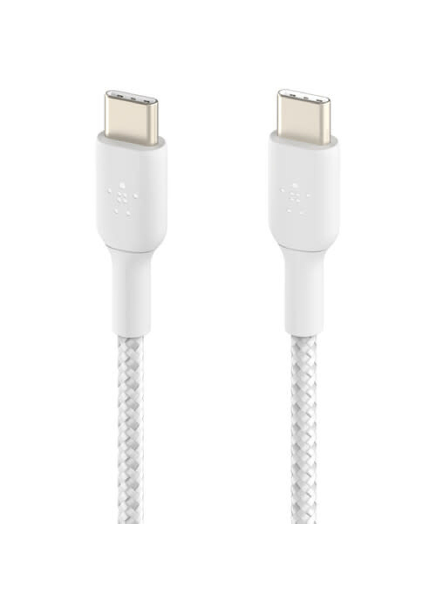BELKIN Belkin Boost Charge Braided USB-C to USB-C 60W Cable 1M -White