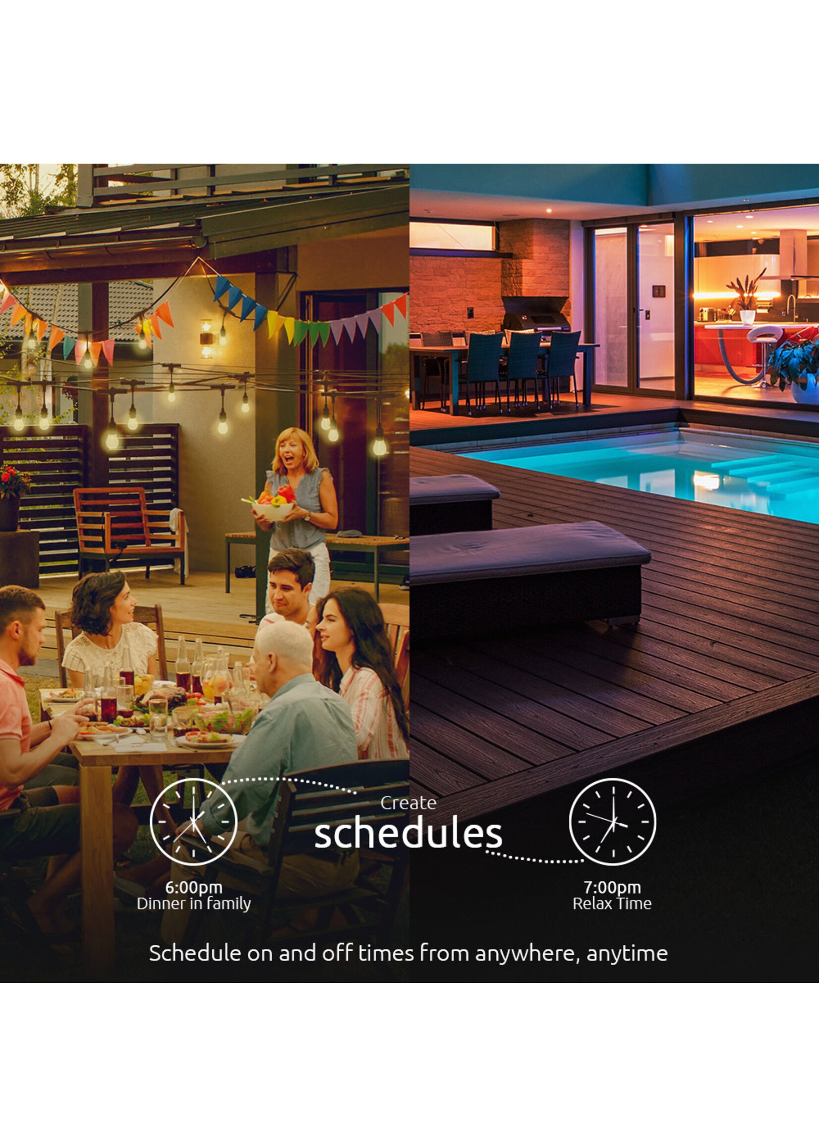 NEXXT Nexxt Smart Wi-Fi Outdoor String Lights