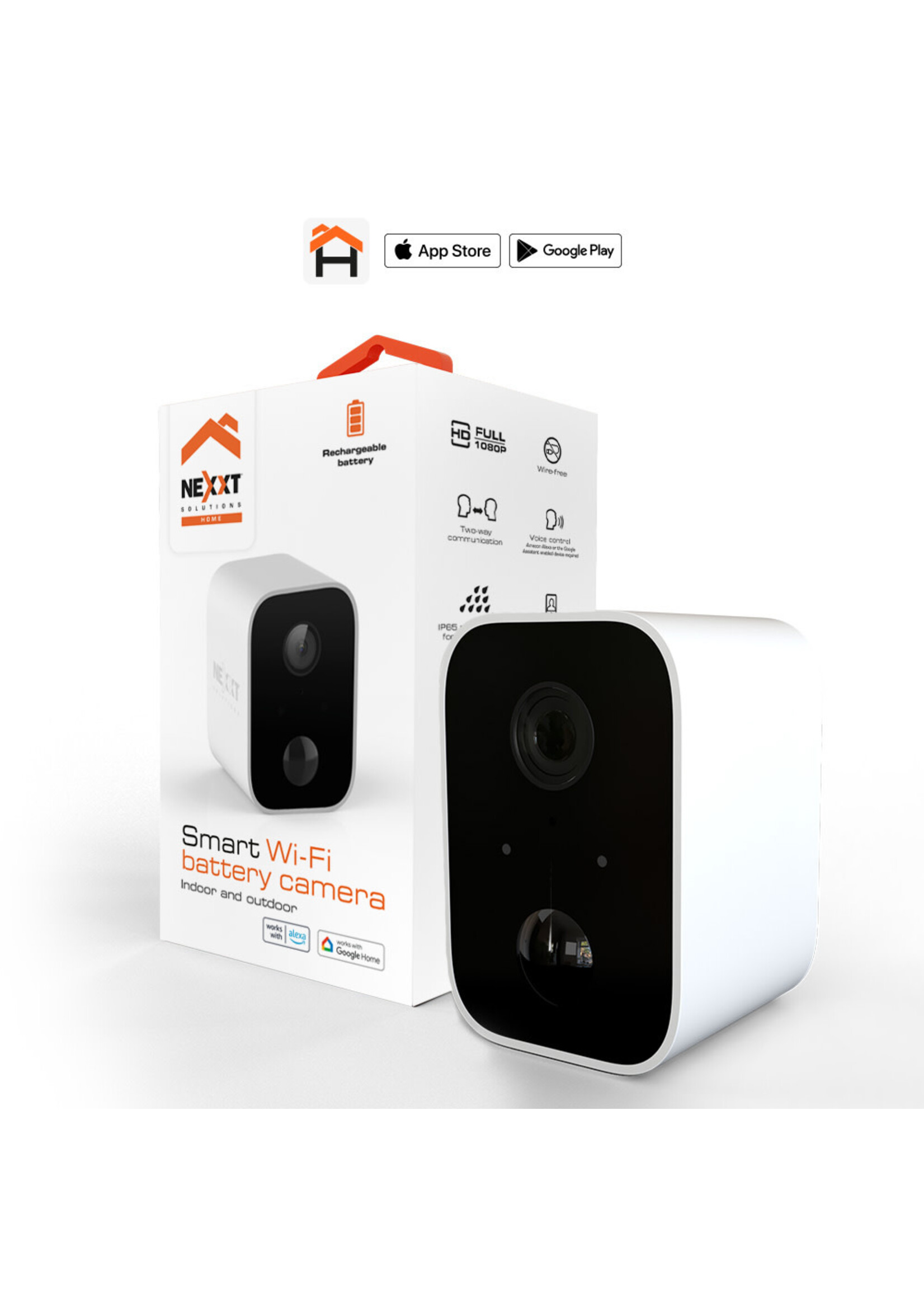 NEXXT Nexxt Indoor and Outdoor Battery Camera
