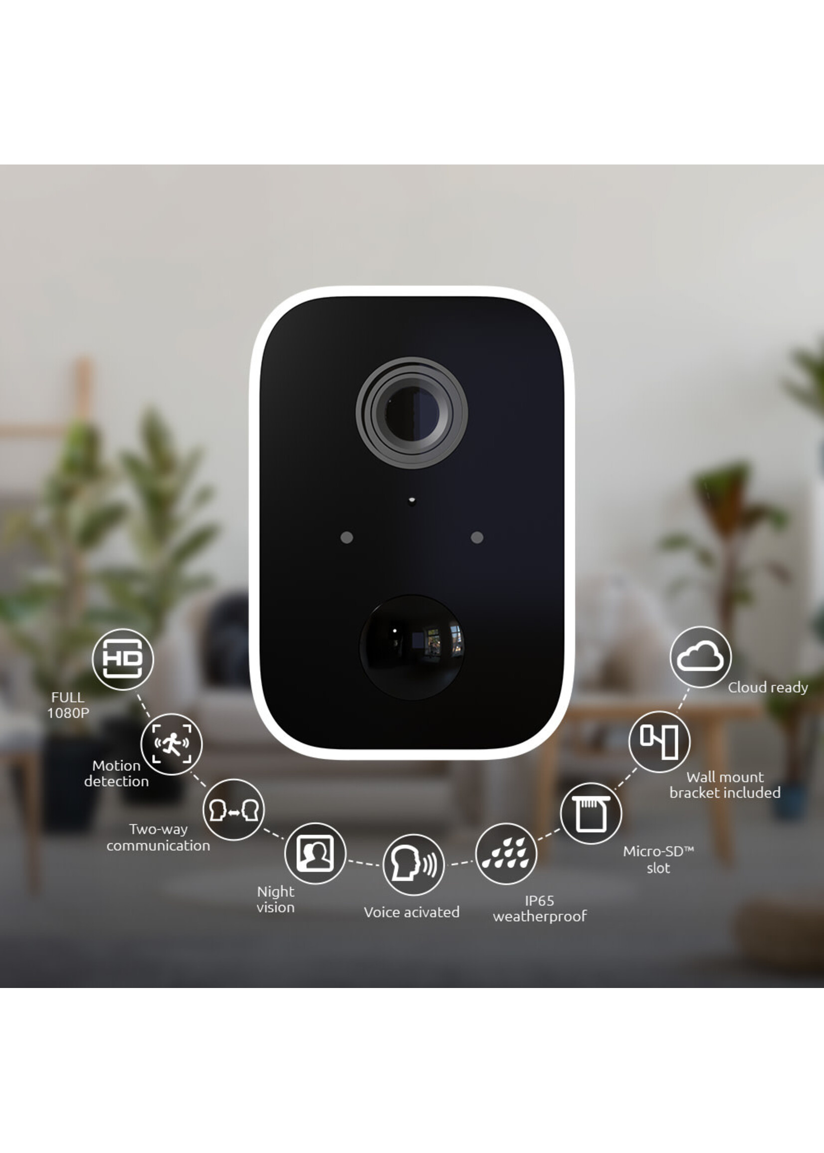 NEXXT Nexxt Indoor and Outdoor Battery Camera