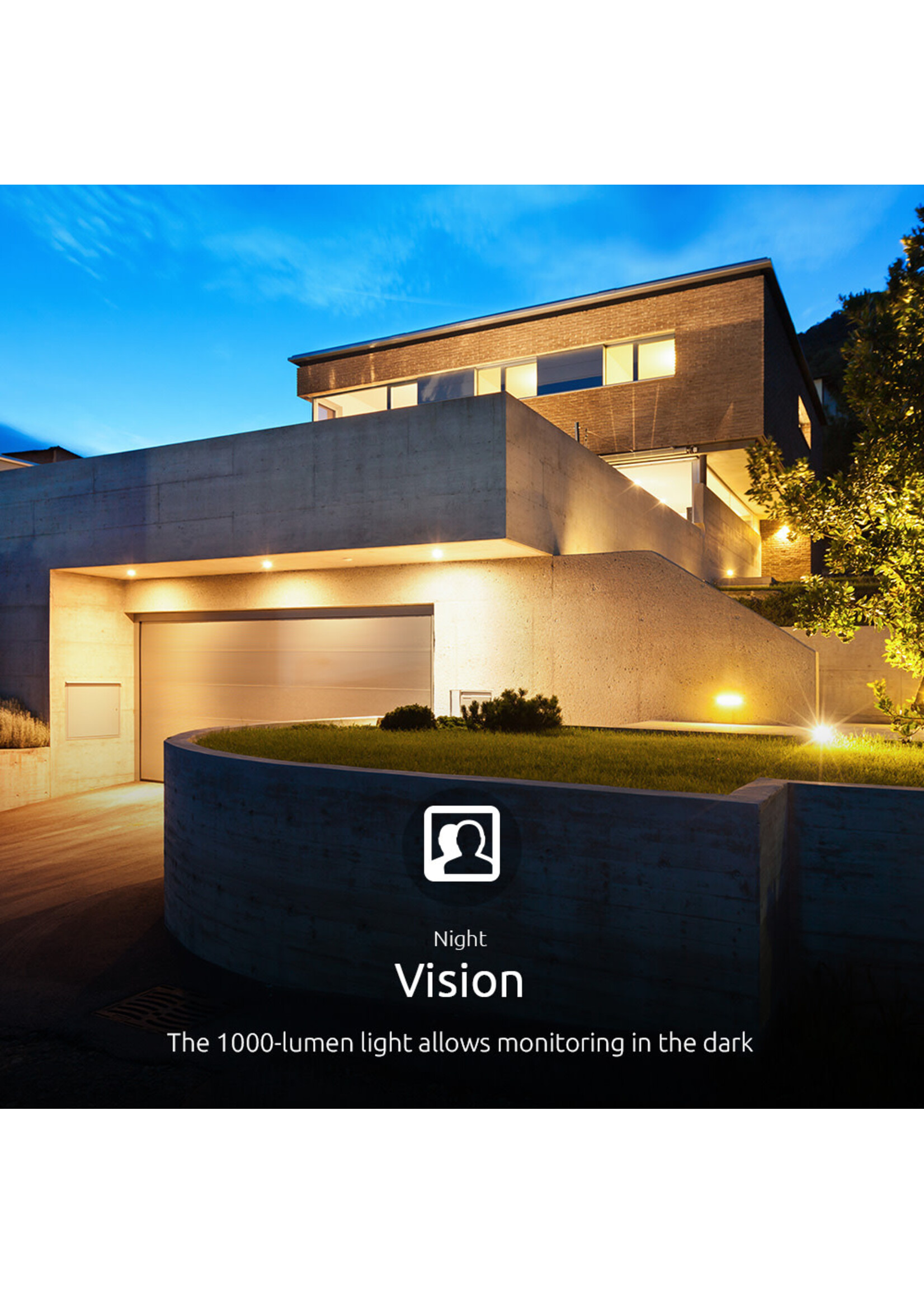 NEXXT Nexxt Smart Wi-Fi mini Floodlight 2k Camera