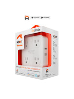 NEXXT Nexxt Smart Home Surge Protector 4 Outlets / USB Port