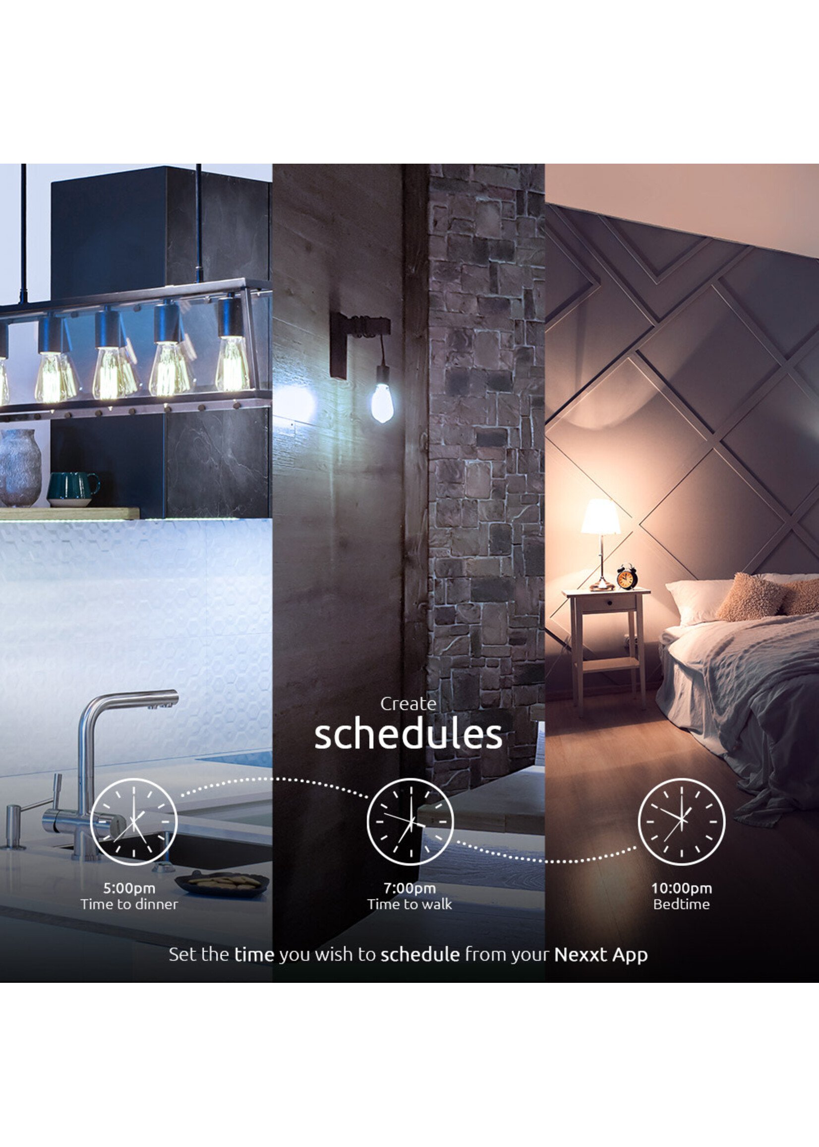 NEXXT Nexxt Smart Wi-Fi LED Amber Filament Bulb 110V