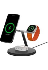 BELKIN Belkin - Boost Charge Pro 3-in-1 Wireless Charging Stand with Magsafe (Black)
