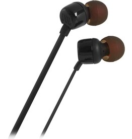 JBL JBL TUNE 110 Wired In Ear Headphones with Mic/Control - Black