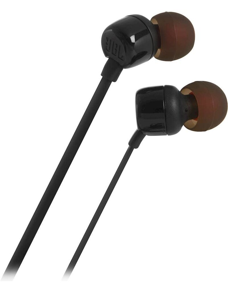 JBL JBL TUNE 110 Wired In Ear Headphones with Mic/Control - Black