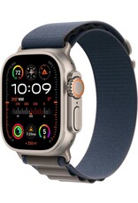 APPLE Apple Watch Ultra 2 GPS + Cellular, 49mm Titanium Case with Blue Alpine Loop - Medium