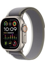 APPLE Apple Watch Ultra 2 GPS + Cellular, 49mm Titanium Case with Green/Grey Trail Loop - M/L