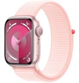 APPLE Apple Watch Series 9 GPS 41mm Pink Aluminium Case with Light Pink Sport Loop-M/L