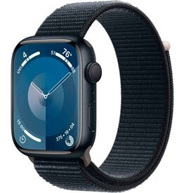 APPLE Apple Watch Series 9 GPS 45mm Midnight Aluminium Case with Midnight Sport Loop