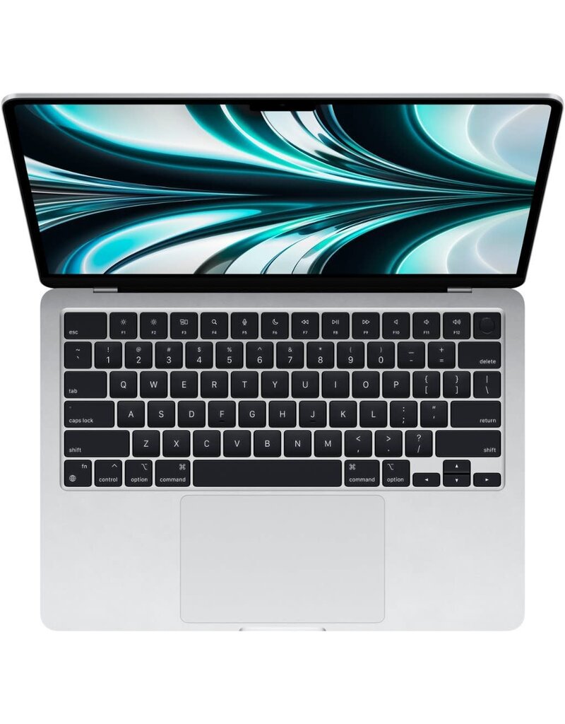 APPLE Apple MacBook Air 13.6" with Retina Display, M2 Chip with 8-Core CPU and 8-Core GPU, 8GB Memory,256GB SSD, Silver, Mid 2022