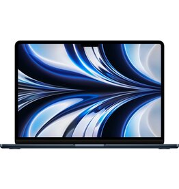 APPLE Apple MacBook Air 13.6" with Retina Display, M2 Chip with 8-Core CPU and 8-Core GPU, 8GB Memory,256GB SSD, Midnight, Mid 2022