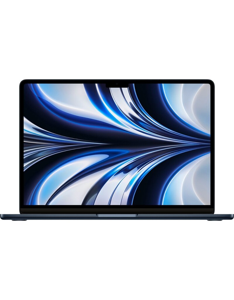 APPLE Apple MacBook Air 13.6" with Retina Display, M2 Chip with 8-Core CPU and 8-Core GPU, 8GB Memory,256GB SSD, Midnight, Mid 2022