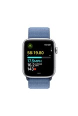 APPLE Apple Watch SE (2nd Gen) (2023) GPS GPS 44mm Silver Aluminium Case with Winter Blue Sport Loop