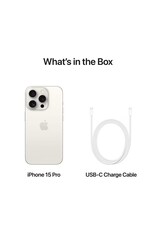 APPLE Apple iPhone 15 Pro 256GB White Titanium Factory Unlocked - SIM