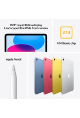 APPLE Apple 10.9" iPad (10th Gen, 256GB, Wi-Fi Only, Pink)