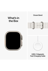 APPLE Apple Watch Ultra 2 GPS + Cellular, 49mm Titanium Case with White Ocean Band