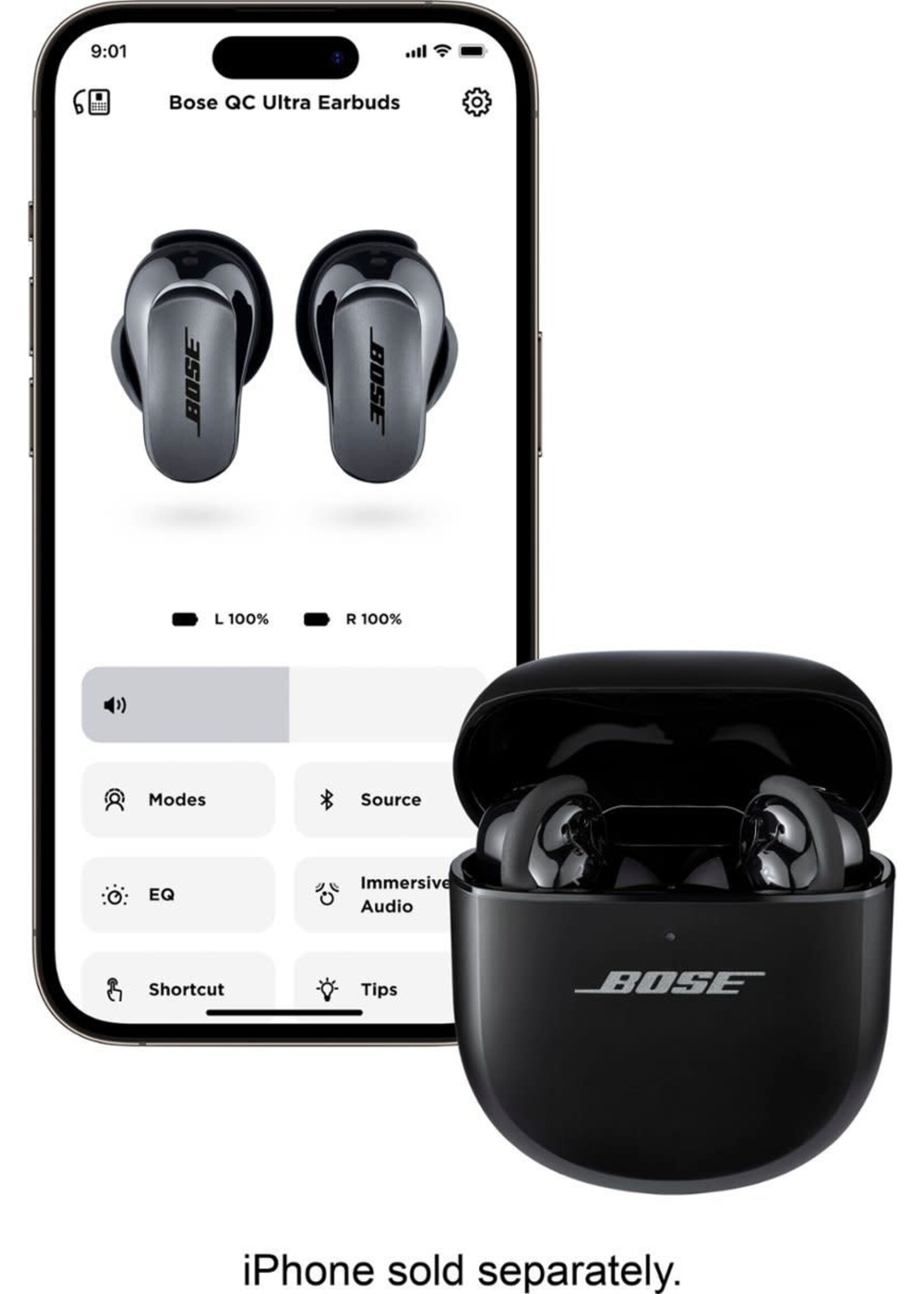 Bose QuietComfort Ultra Earbuds Noise Canceling True Wireless In Ear Headphones Black iWorld Trinidad