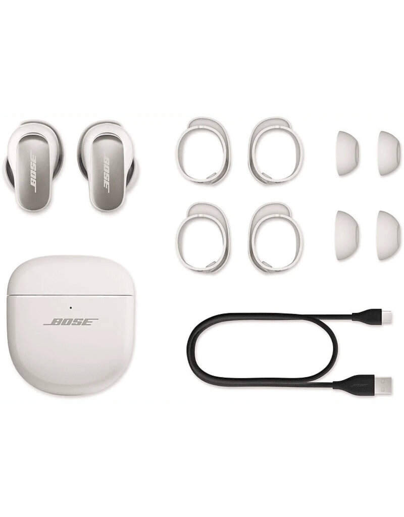 BOSE Bose QuietComfort Ultra Earbuds Noise-Canceling True Wireless In-Ear Headphones (White)