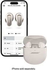 BOSE Bose QuietComfort Ultra Earbuds Noise-Canceling True Wireless In-Ear Headphones (White)