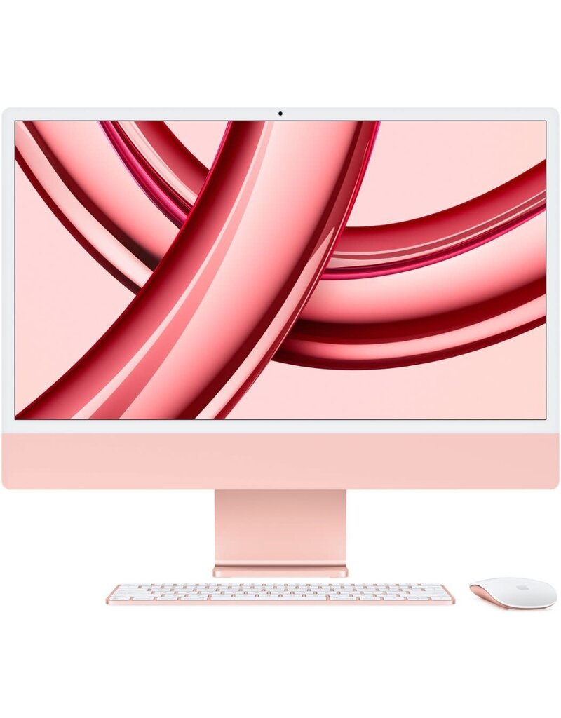 APPLE Apple iMac 24" M3 8-Core CPU 8GB Unified RAM | 256GB SSD Retina Display 10-Core GPU | 16-Core Neural Engine - (Pink)