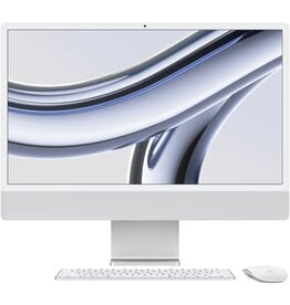 APPLE Apple 24" iMac with M3 Chip, 8GB Unified RAM | 256GB SSD8-Core GPU | 16-Core Neural Engine 2 x Thunderbolt 3 (Silver)