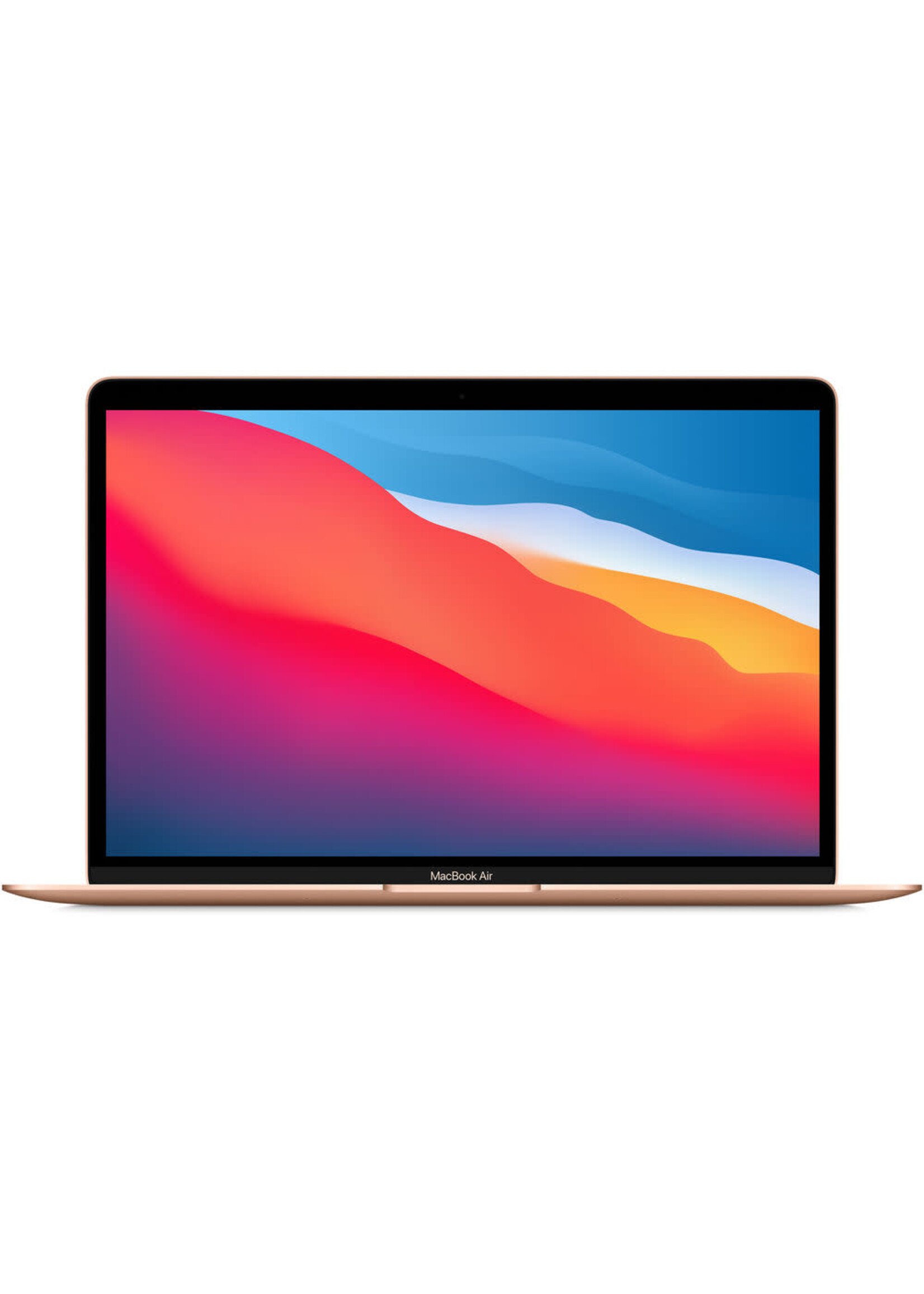 APPLE Apple MacBook Air 13.3" with Retina Display, M1 Chip with 8-Core CPU and 7-Core GPU, 8GB Memory,256GB SSD, Gold, Late 2020