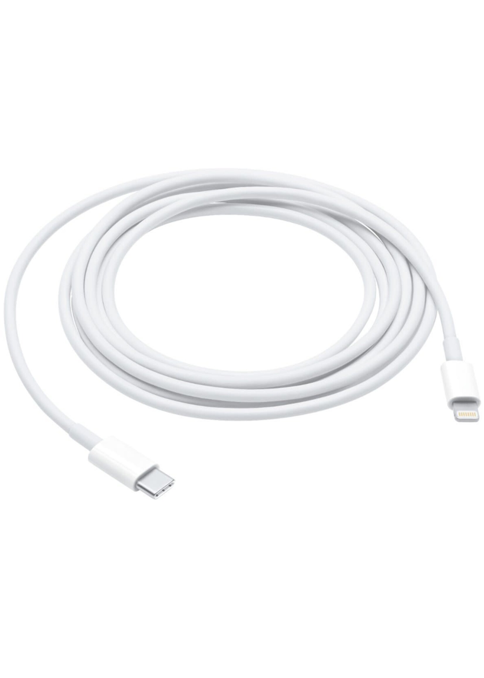Apple Apple - 6.6' (2M) USB Type C-to-Lightning Charging Cable - White