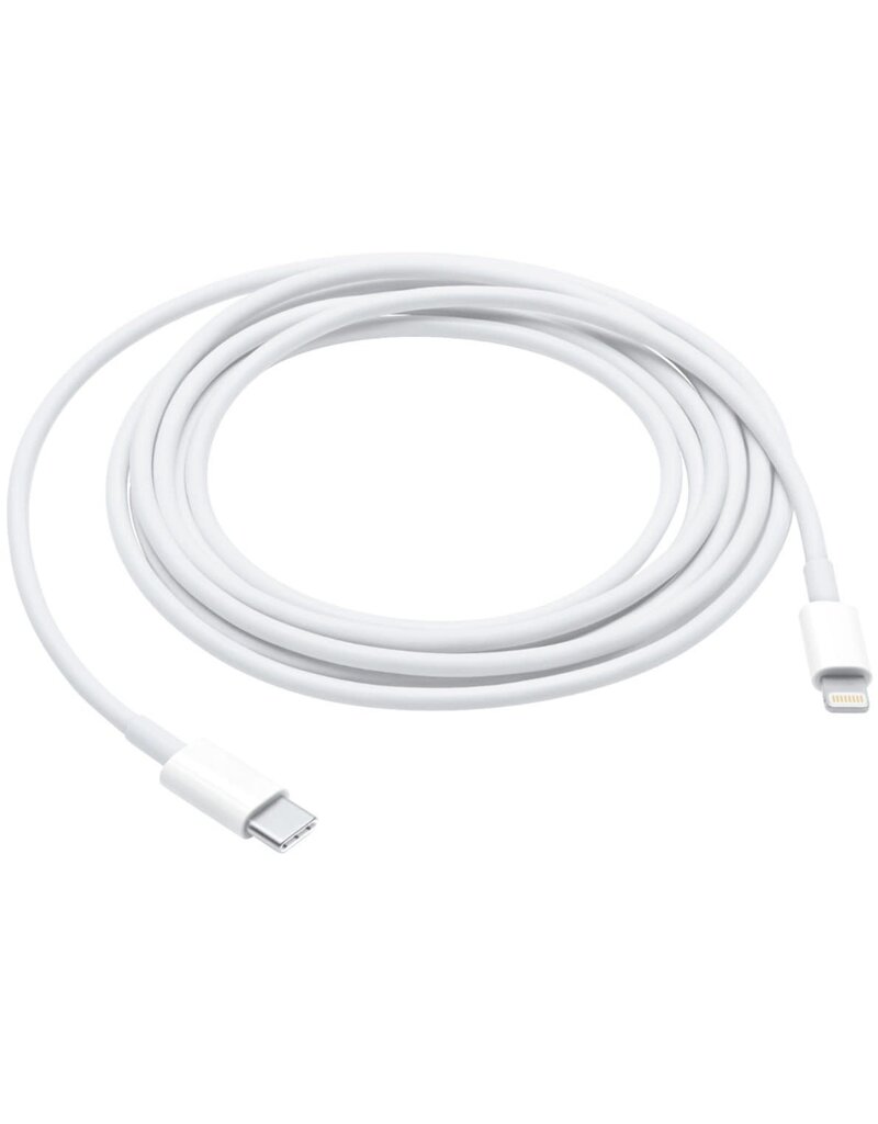 APPLE Apple - 6.6' (2M) USB Type C-to-Lightning Charging Cable - White