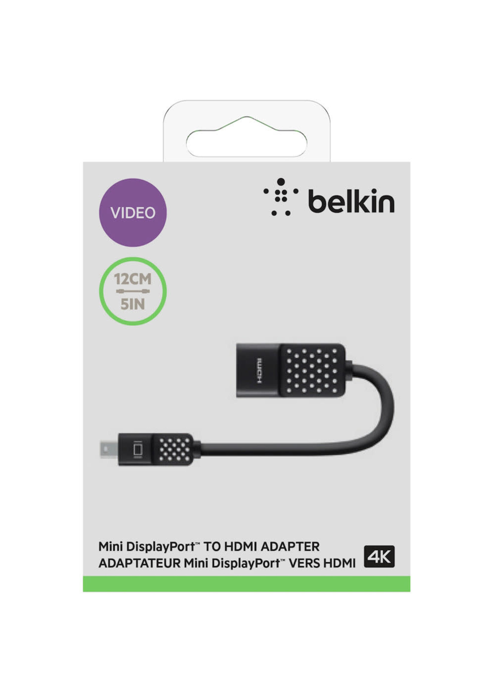 BELKIN Belkin Mini DisplayPort™ to HDMI4k Support - Black