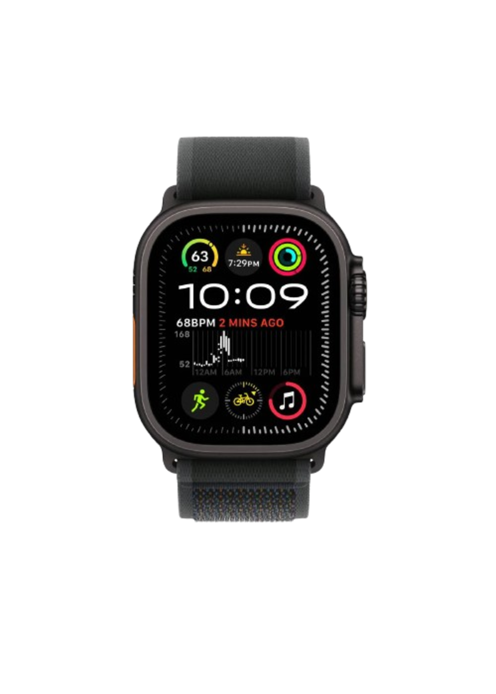 Apple Apple Watch Ultra 2 GPS + Cellular 49mm Black Titanium Case with Black Ocean Band