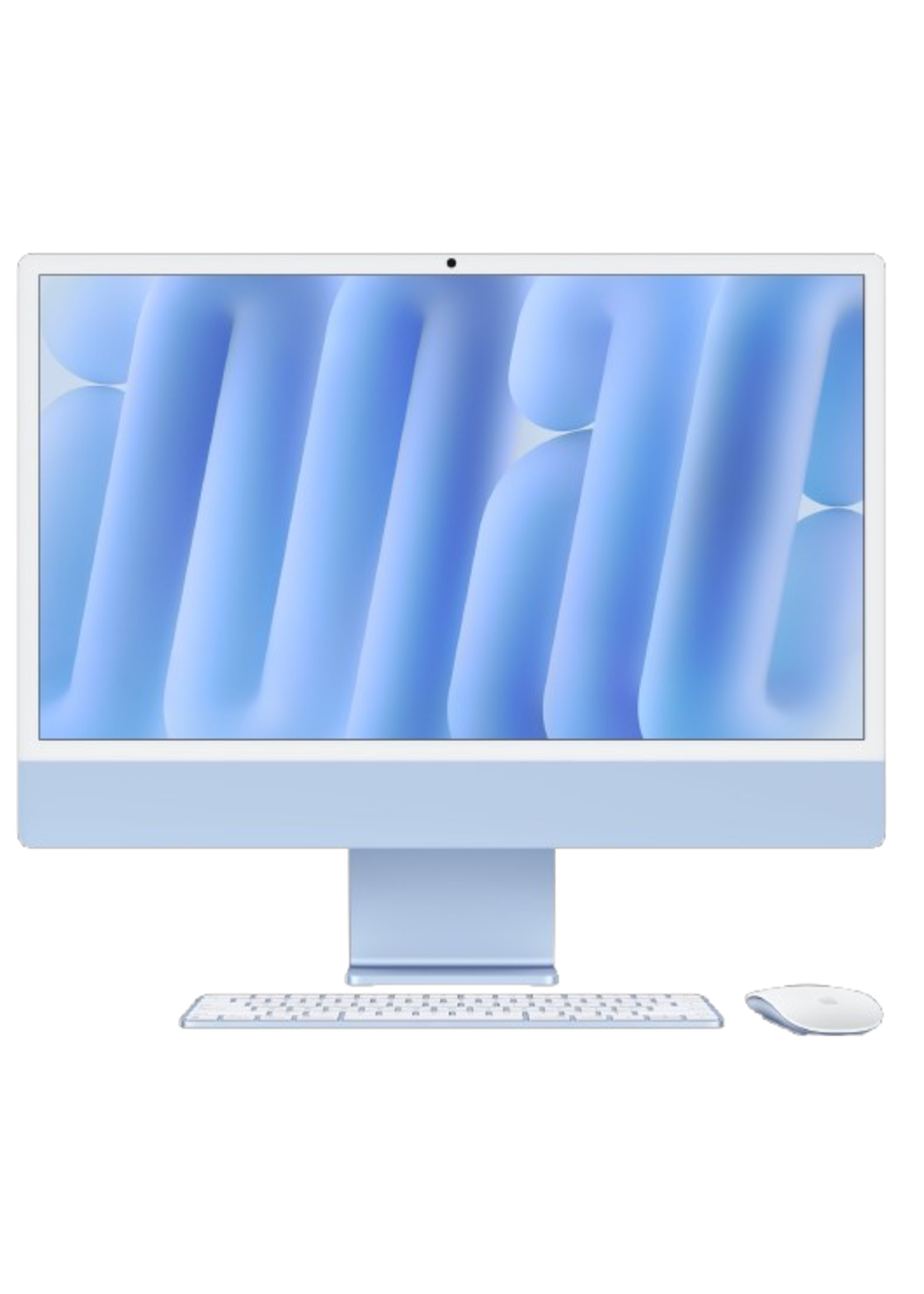 Apple Apple - iMac 24-inch All-in-One - M4 chip - Built for Apple Intelligence - 8 Core CPU - 8 Core GPU - 16GB Memory - 256GB SSD - Silver