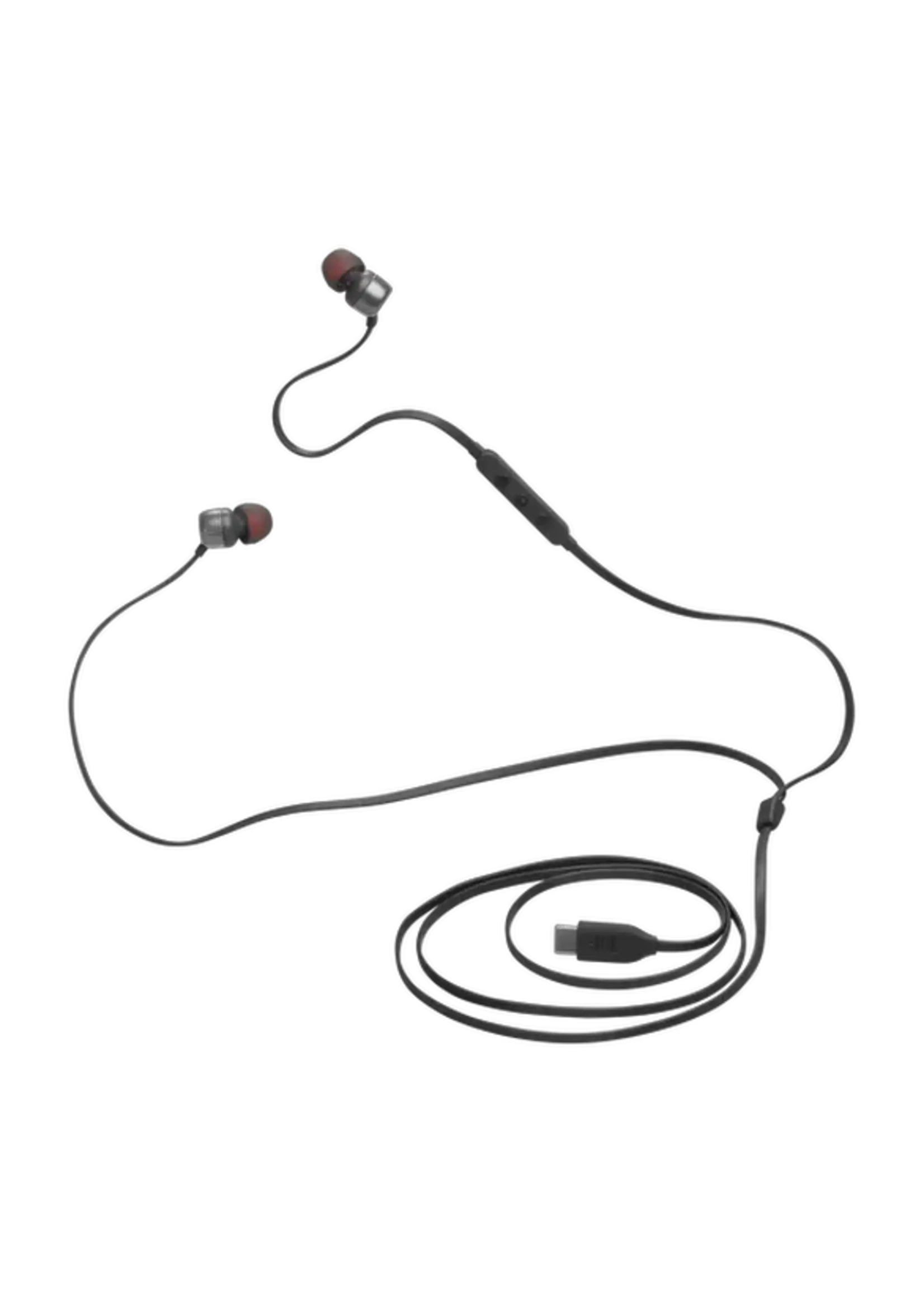 JBL JBL Tune 310C USB-C Earbuds with Microphone -Red