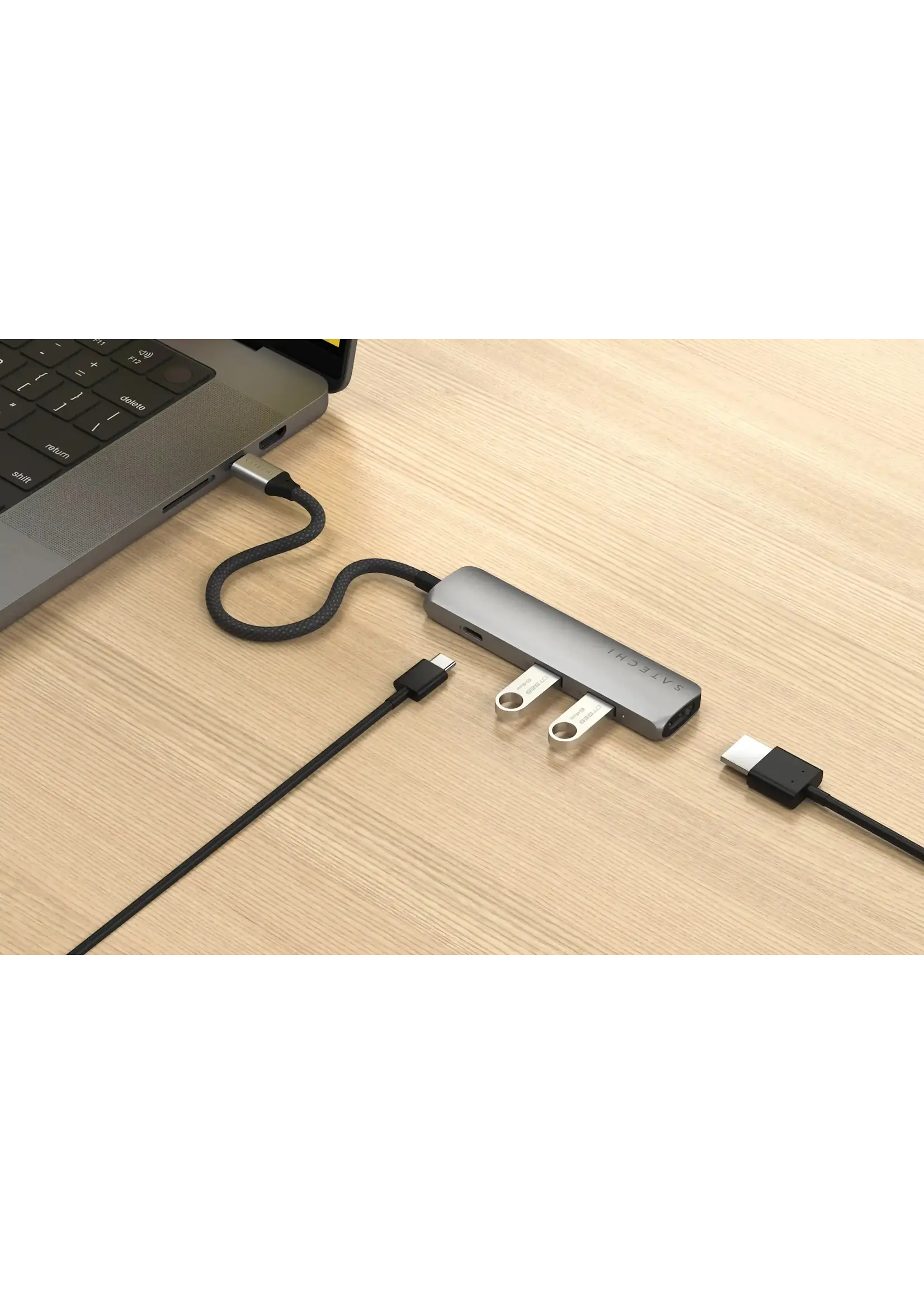 Satechi Satechi 4-in-1 USB-C Multiport Adapter 4K