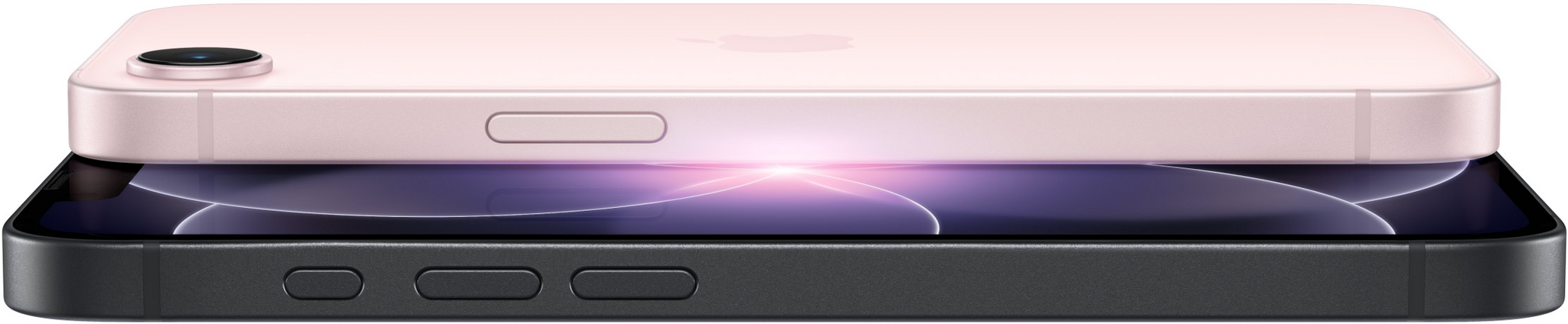 iPhone 17e hero image showing the front and back design