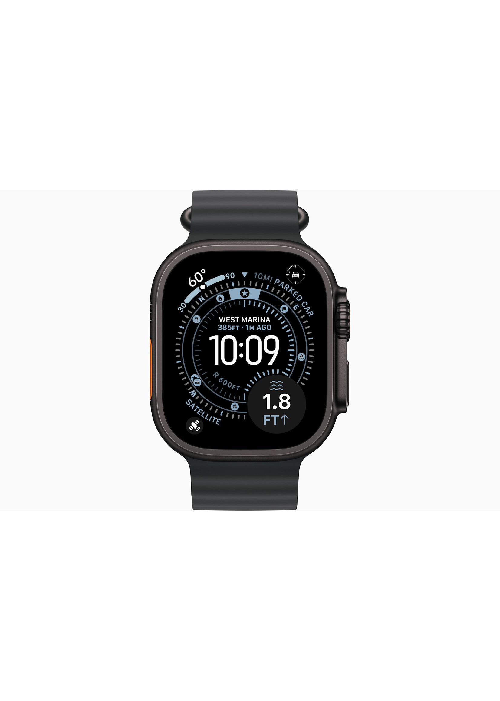 Apple Apple Watch Ultra 3 GPS + Cellular 49mm Black Titanium Case with Black Ocean Band