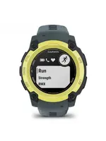 GARMIN Garmin- Instinct E-40MM Rugged- Electric Lime with Twilight Band