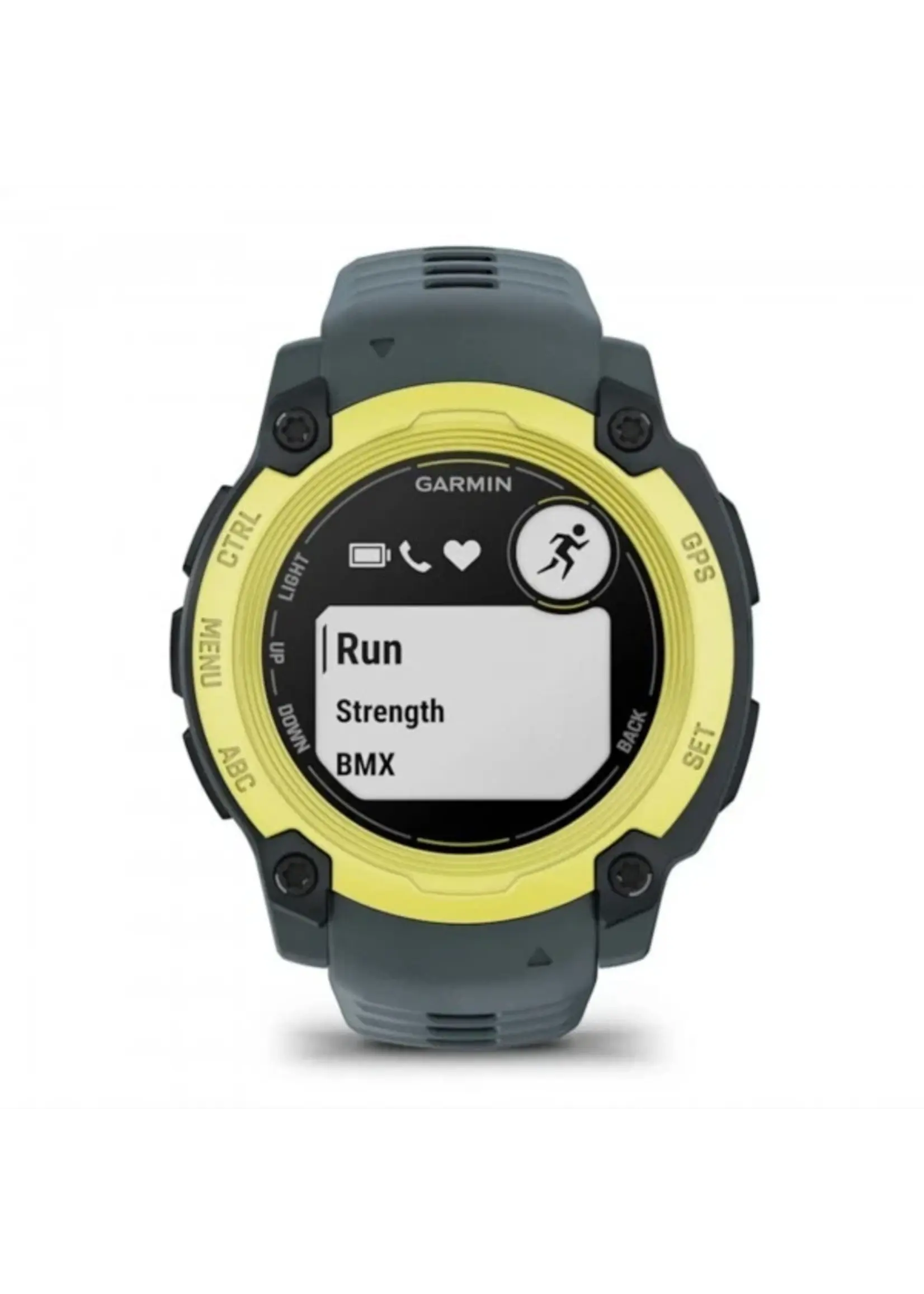 GARMIN Garmin- Instinct E-40MM Rugged- Electric Lime with Twilight Band