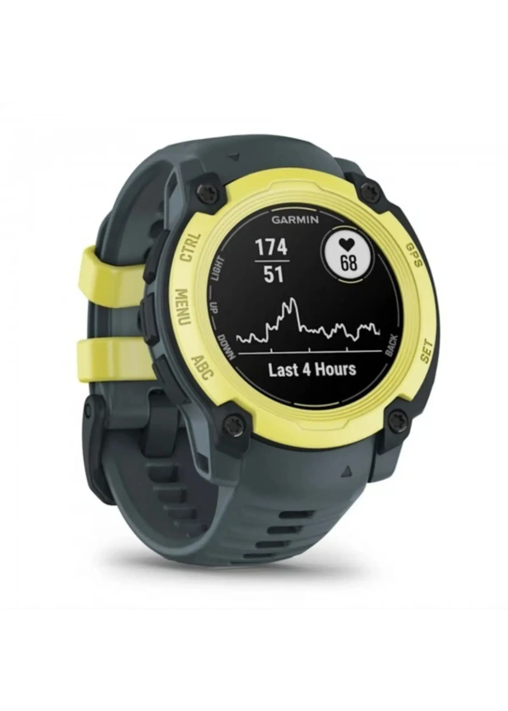 GARMIN Garmin- Instinct E-40MM Rugged- Electric Lime with Twilight Band