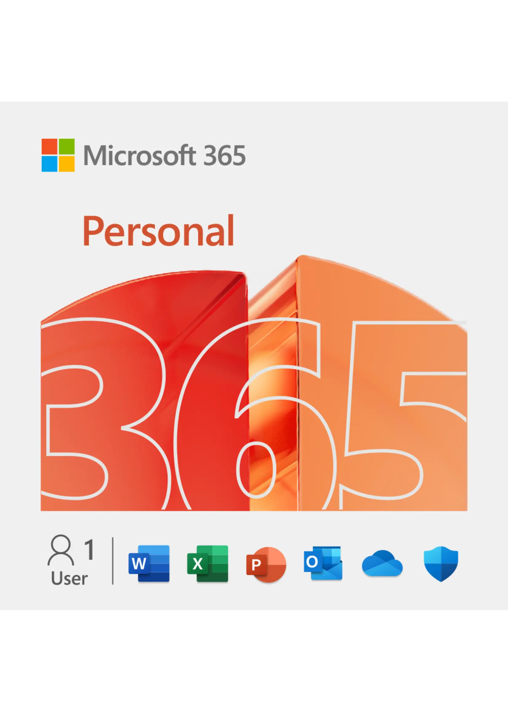 MICROSOFT Microsoft - 365 Personal (1 Person) (12-Month Subscription)