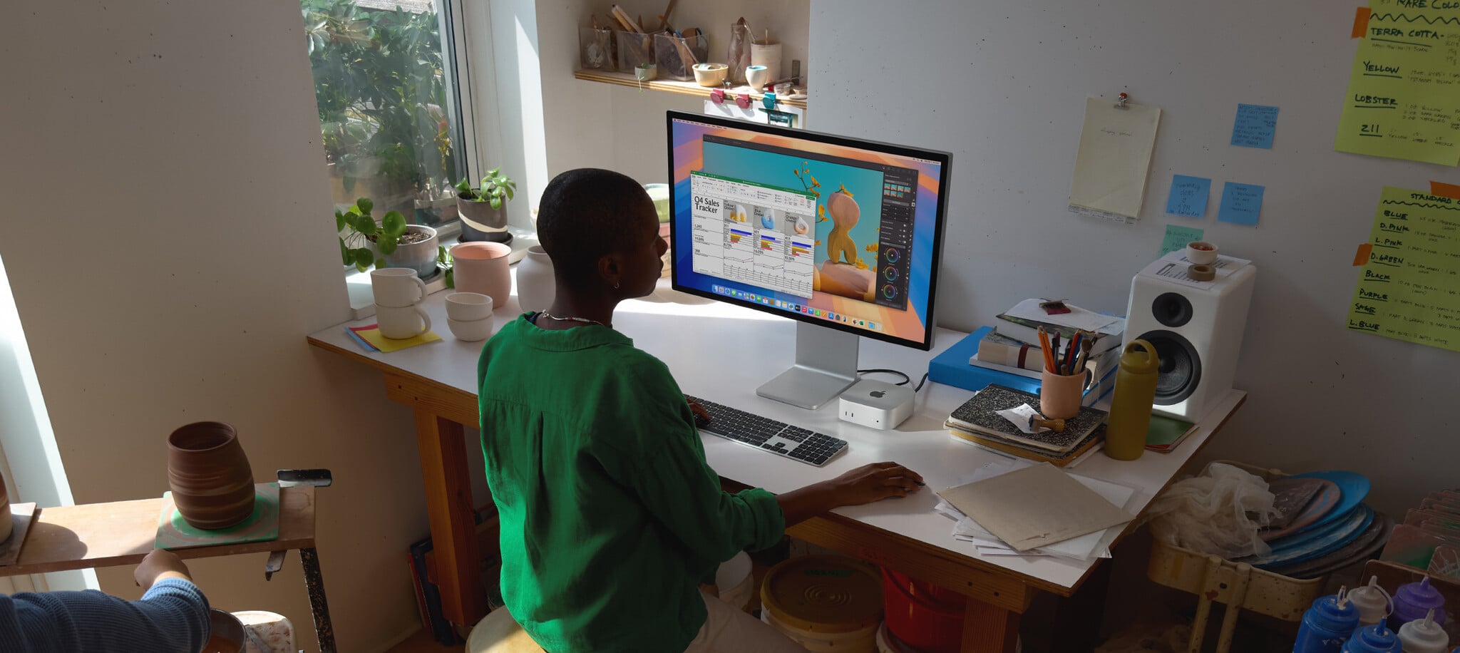 Mac mini paired with Studio Display