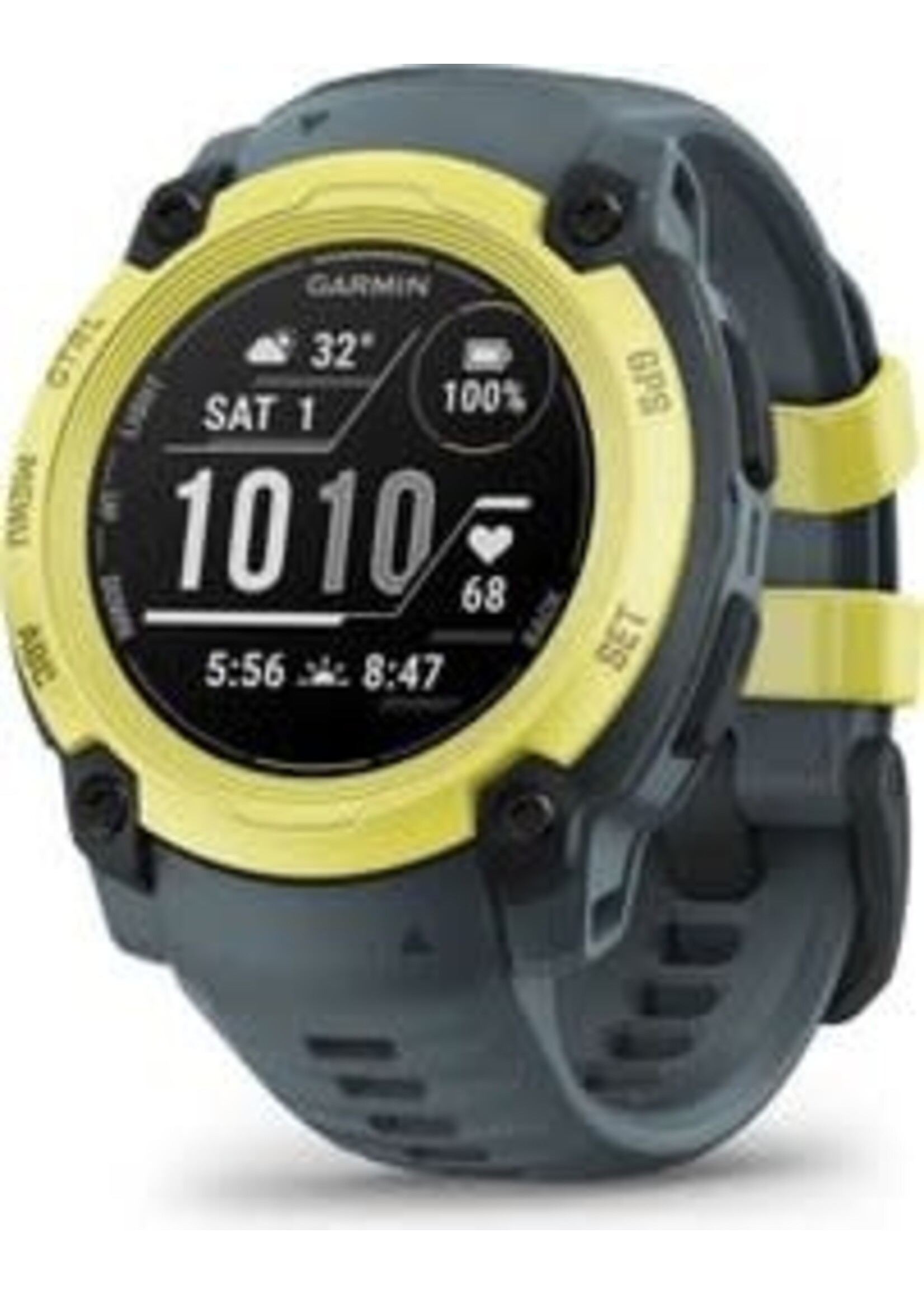 GARMIN Garmin- Instinct E-40MM Rugged- Electric Lime with Twilight Band