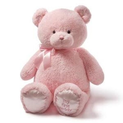 GUND jumbo My First Teddy Pink GUND jumbo My First Teddy Pink