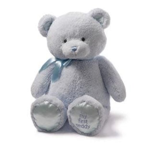 GUND Jumbo My 1st Teddy Blue GUND Jumbo My 1st Teddy Blue