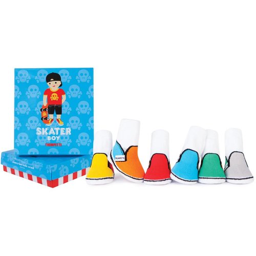 TRUMPETTE Trumpette Skater Boy 6pk socks baby TRUMPETTE Trumpette Skater Boy 6pk socks baby