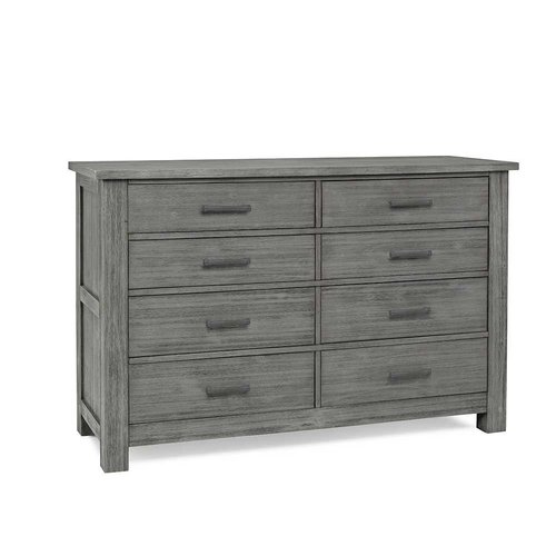 DOLCE BABI Dolce Babi Lucca 8 Drawer Dresser Weathered Grey DOLCE BABI Dolce Babi Lucca 8 Drawer Dresser Weathered Grey