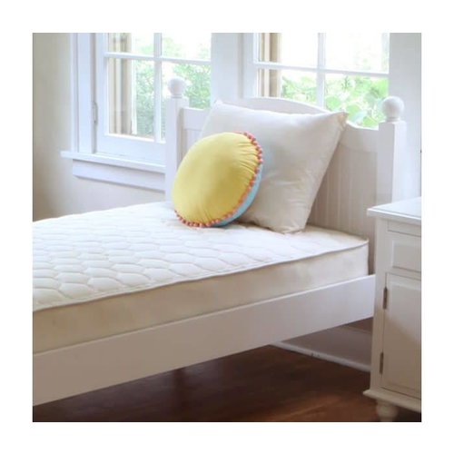 NATUREPEDIC Naturepedic Quilted Organic Cotton Deluxe 1-Sided Full Mattress NATUREPEDIC Naturepedic Quilted Organic Cotton Deluxe 1-Sided Full Mattress