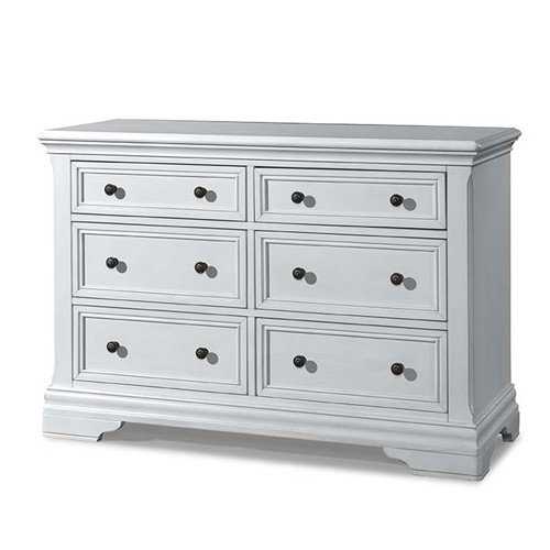 STELLA BABY Stella Baby and Child Athena Double Dresser in Belgium Cream STELLA BABY Stella Baby and Child Athena Double Dresser in Belgium Cream