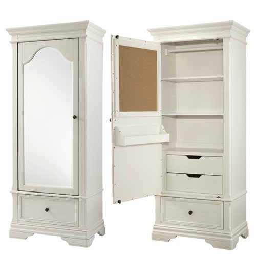STELLA BABY AND CHILD Stella Baby and Child Athena Armoire in Belgium Cream STELLA BABY AND CHILD Stella Baby and Child Athena Armoire in Belgium Cream